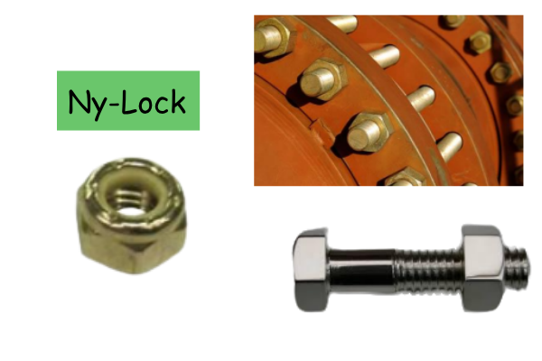 Hex Bolt, Hex Nut, and Ny-Lock Hex Nut